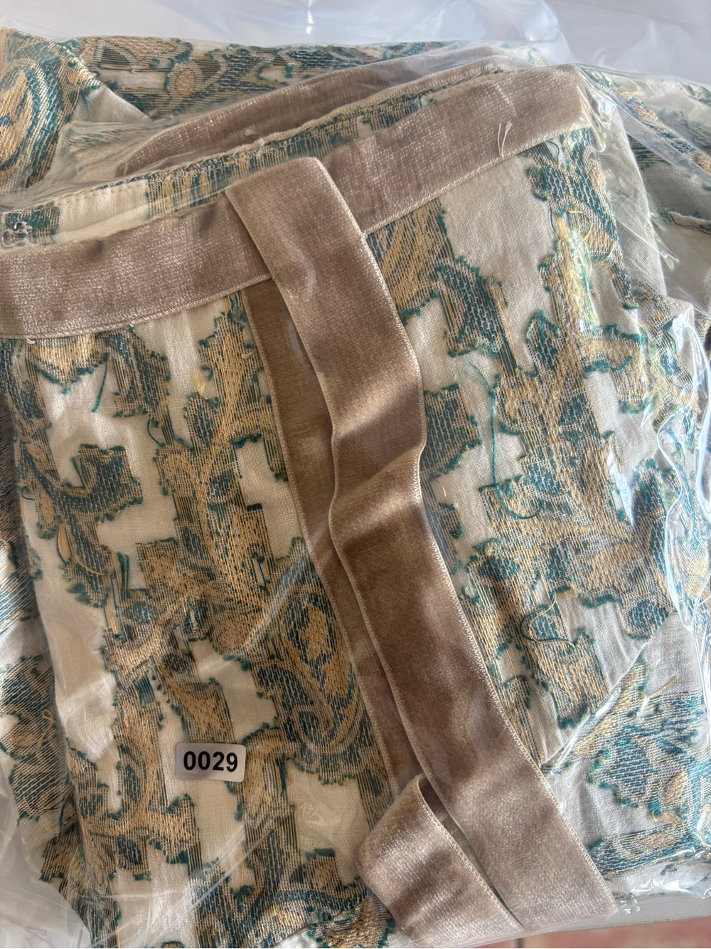 SOUVENIR Paisley High-Low Ruffle Maxi Skirt XS NWT - Picture 9 of 9